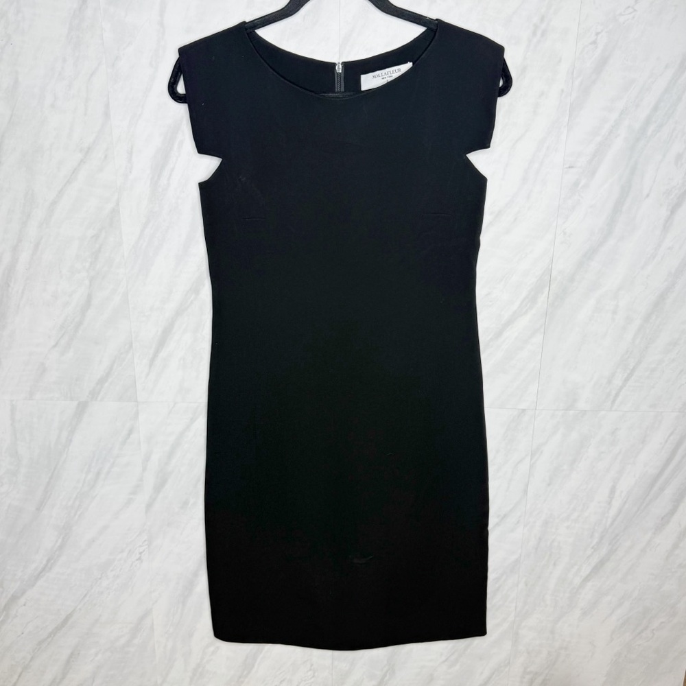 MM Lafleur The Sarah Elegant Black Mini Dress with Shoulder Cutouts 2